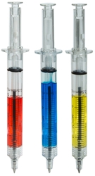 Ballpoint Clicker Syringe Pens 
