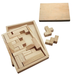 Wood Shapes Challenge Puzzle 