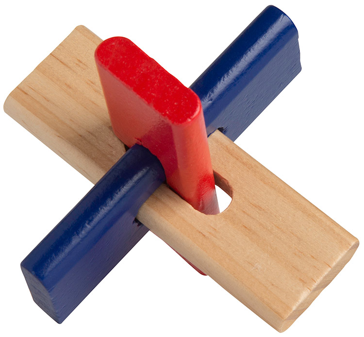 Color Wooden Star Puzzle - 24489