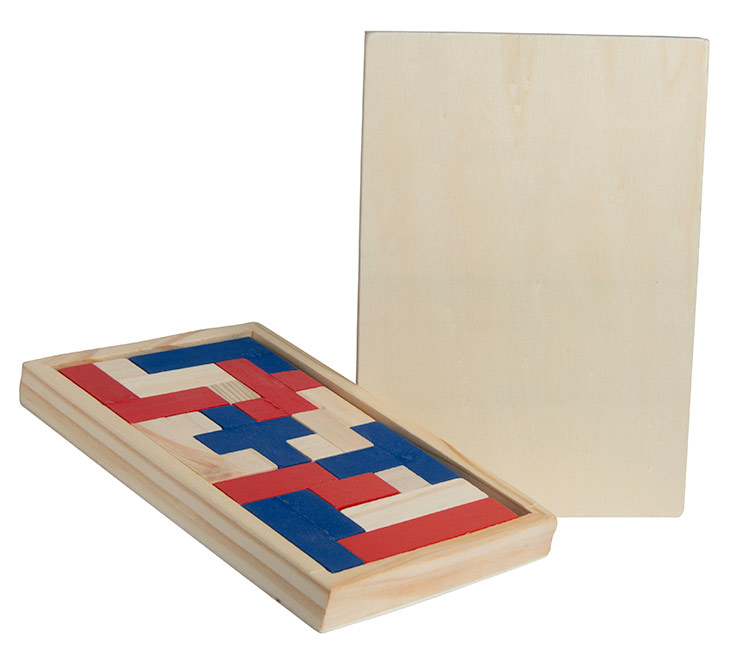 Color Wood Shapes Challenge Puzzle - 24490