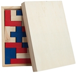Color Wood Shapes Challenge Puzzle - 24490