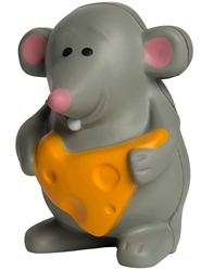 Mouse with Cheese Squeezies Stress Reliever 