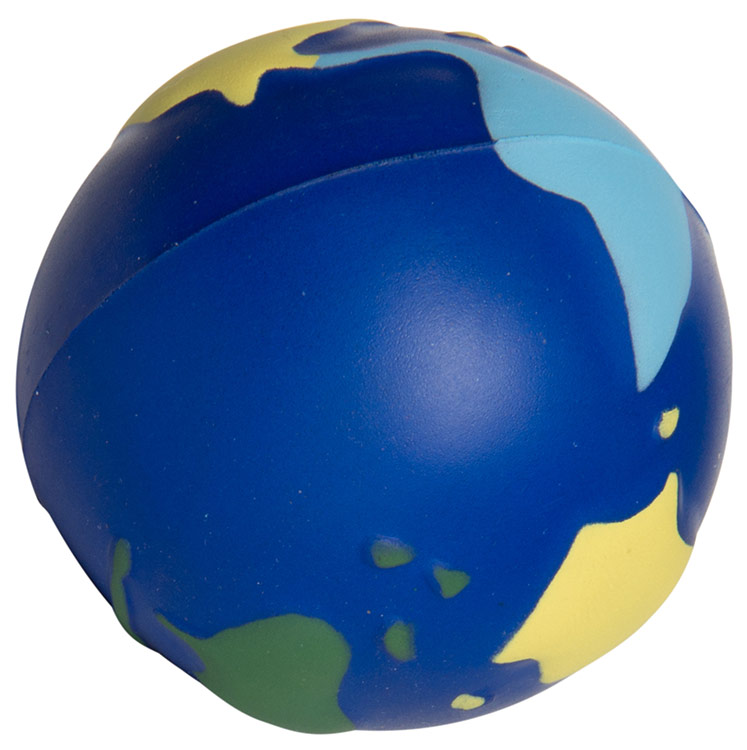 Multi-Color Earth Squeezies Stress Ball - 26170