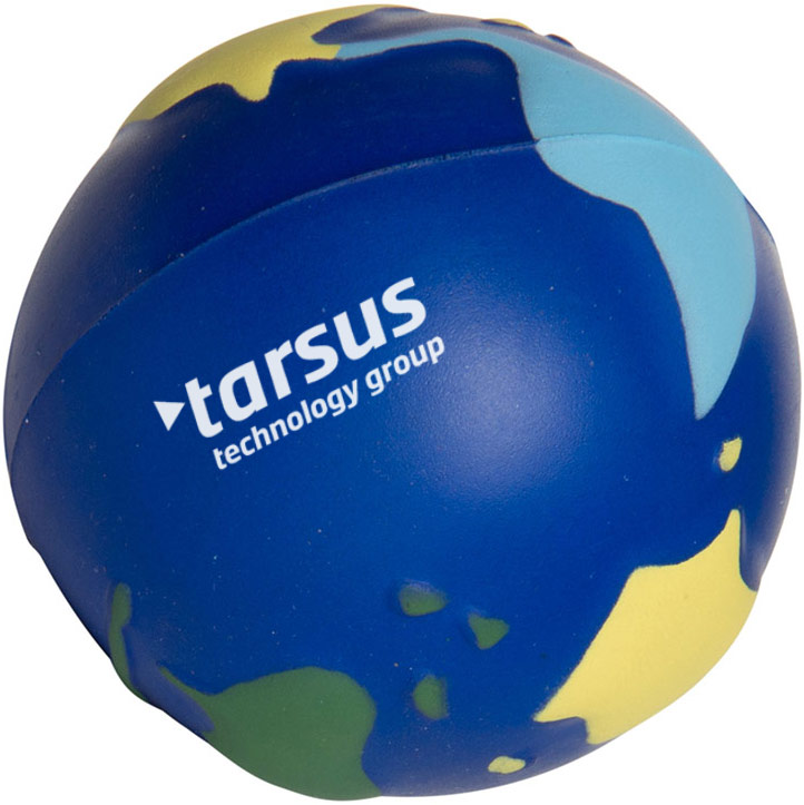 Multi-Color Earth Squeezies Stress Ball - 26170