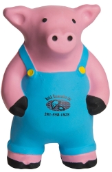 Farmer Pig Squeezies Stress Reliever 
