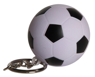 Soccer Ball Squeezies Keyring Stress Reliever 