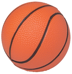 4.5" Basketball Squeezies Stress Reliever 