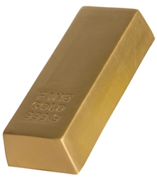 Gold Bar Squeezies Stress Reliever 