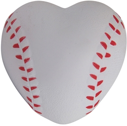 Heart Shaped Baseball Squeezie 