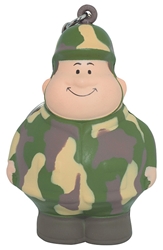 Army Bert Squeezies Stress Reliever Keychain 