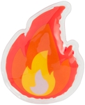 Flame Emoji Gel Beads Hot/Cold Pack - 38074