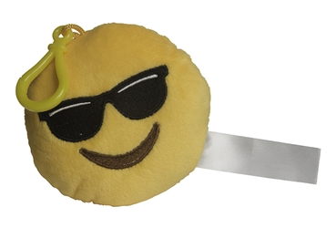 Mr Cool Emoji Plush Keychain 