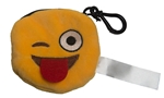 Wink Wink Emoji Plush Pouch - 40008